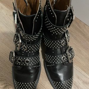 Zara leather boots